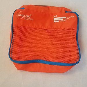 Hincloud Orange Travel Organizer Pouch Packing